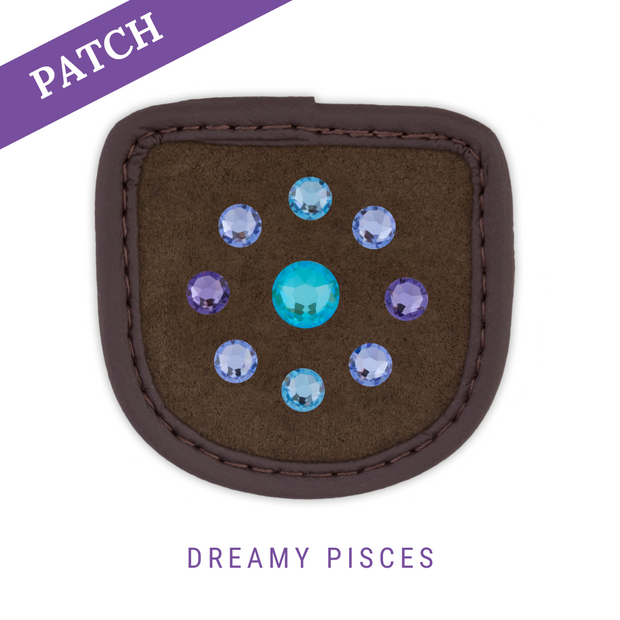 Dreamy Pisces Riding Glove Patch brown