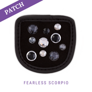 Fearless Scorpio Riding Glove  Patch black