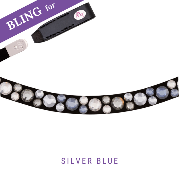 Silver Blue Bling Swing
