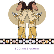 Sociable Gemini Browband Bling Classic