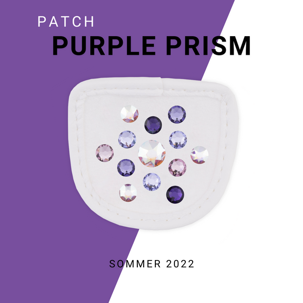 Purple Prism Reithandschuh Patches