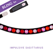 Impulsive Sagittarius Browband Bling Swing