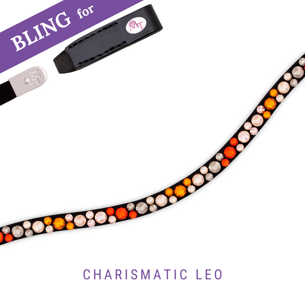 Charismatic Leo Browband Bling Swing