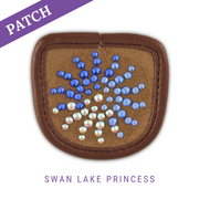 Swan Lake Princess riding glove Patch caramel