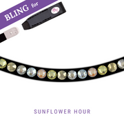 Sunflower Hour Browband Bling Swing