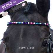 Neon Vibes browband Bling Classic