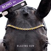 Blazing Sun Browband Bling Swing