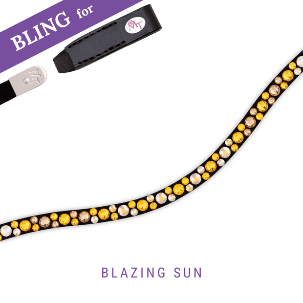 Blazing Sun Browband Bling Swing
