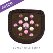 Lovely Wild Berry by Wildpferd Merlin Riding Glove Patches