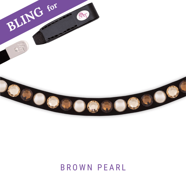 Brown Pearl Bling Swing