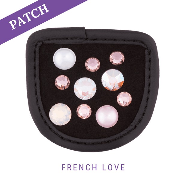 French Love Patch black