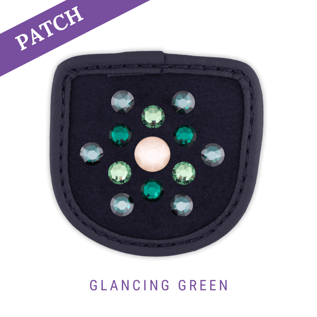 Glancing Green by Nina Kaupp Patch blue