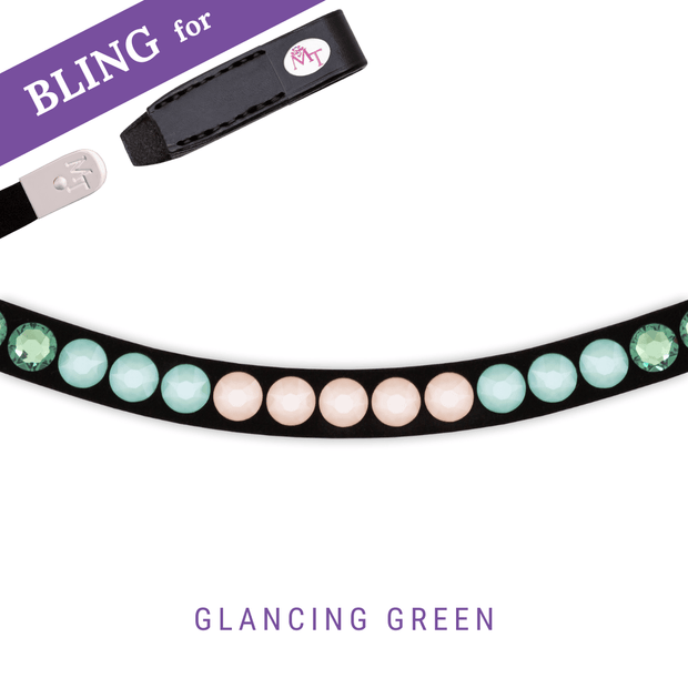 Glancing Green by Nina Kaupp Bling Swing