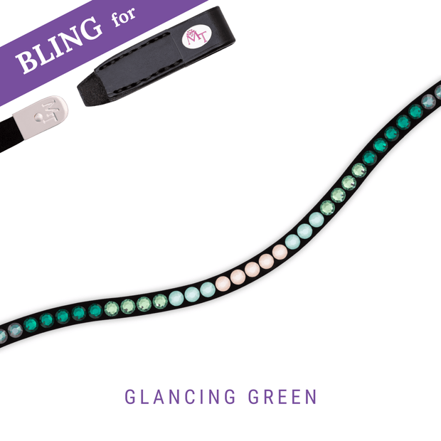 Glancing Green by Nina Kaupp Bling Swing