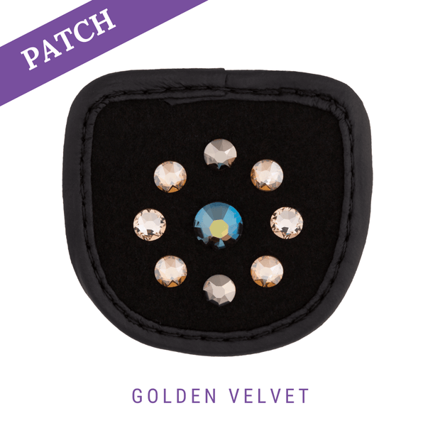 Golden Velvet by Luisa Cotton Candy Patch black