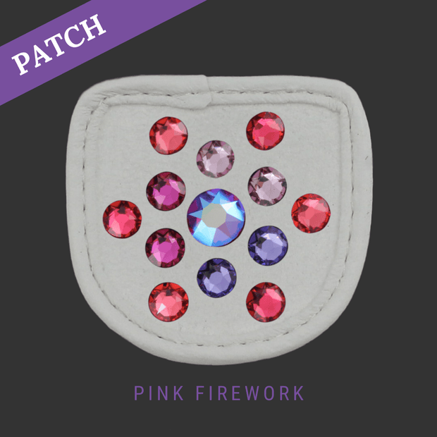Pink Firework Patches