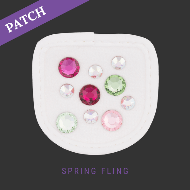 Spring Fling Patch white
